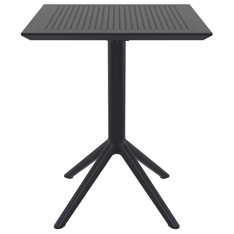Τραπέζι Πτυσσόμενο SKY Μαύρο PP 60x60x74cm