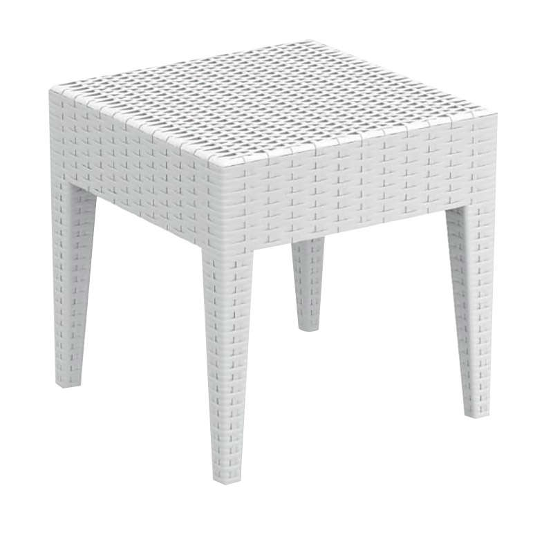Τραπέζι MIAMI Λευκό PP 45x45x45cm