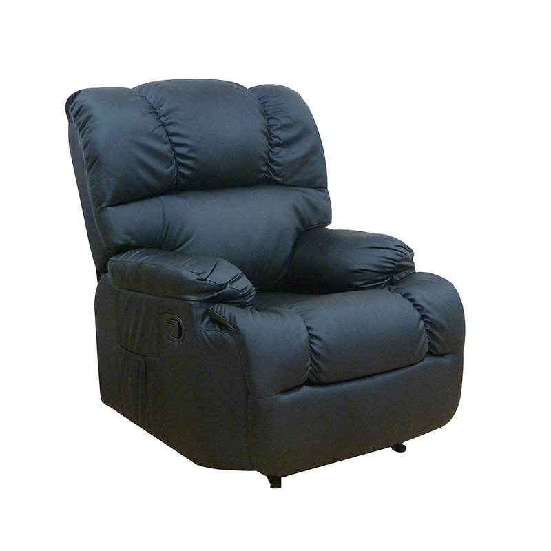 Πολυθρόνα Relax ASPEN Μαύρο PU 84x93x102cm