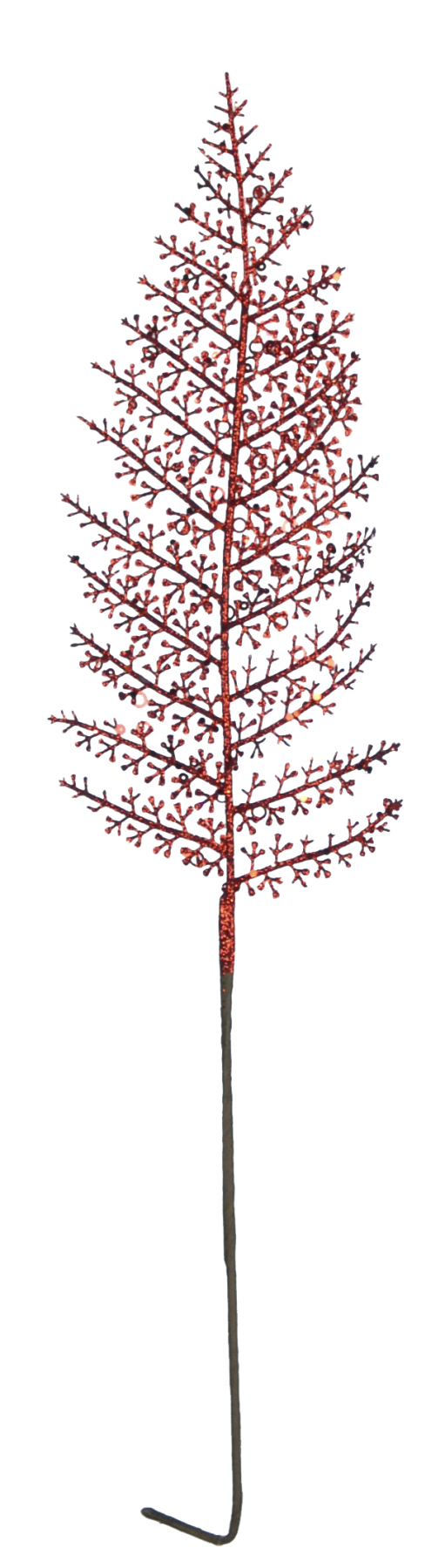Χριστουγεννιάτικο Κλαδί Φτέρη Κόκκινη 59cm