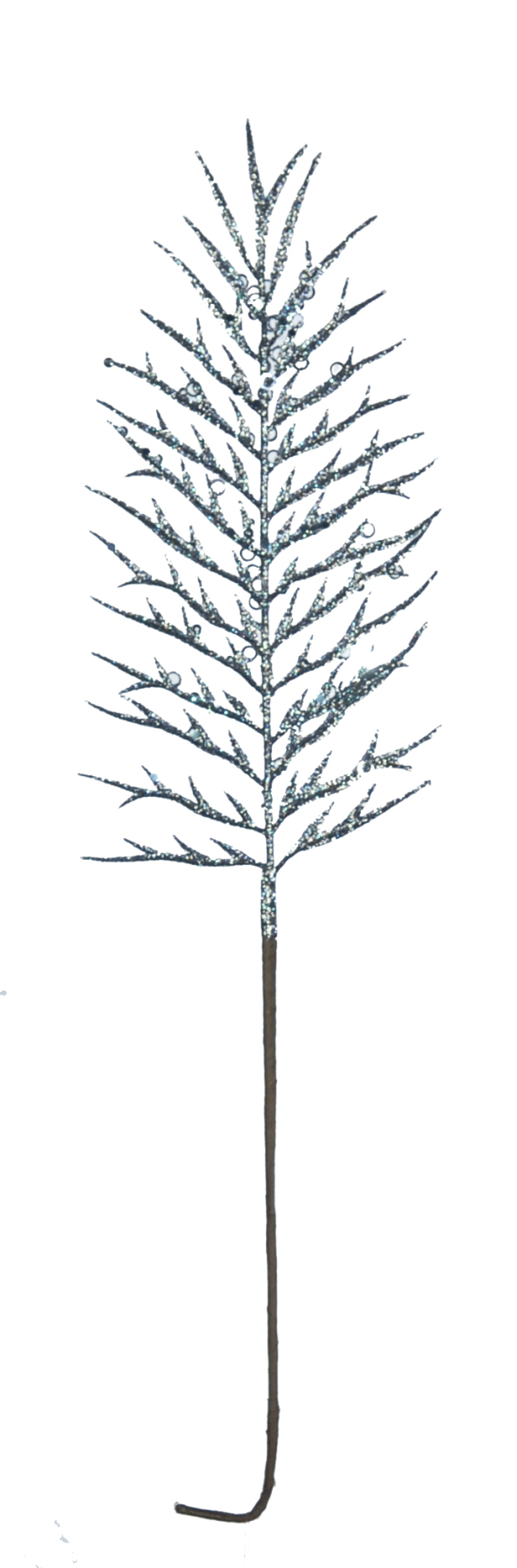 Χριστουγεννιάτικο Κλαδί Βαθύ Μπλε 56cm