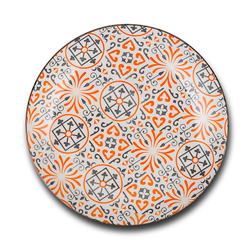 Πιάτο Ρηχό Πορσελάνινο “Maiolica orange” 27cm