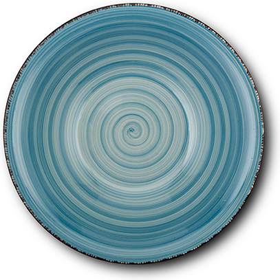 Πιάτο Σούπας Stoneware “Lines Faded Blue” 22cm