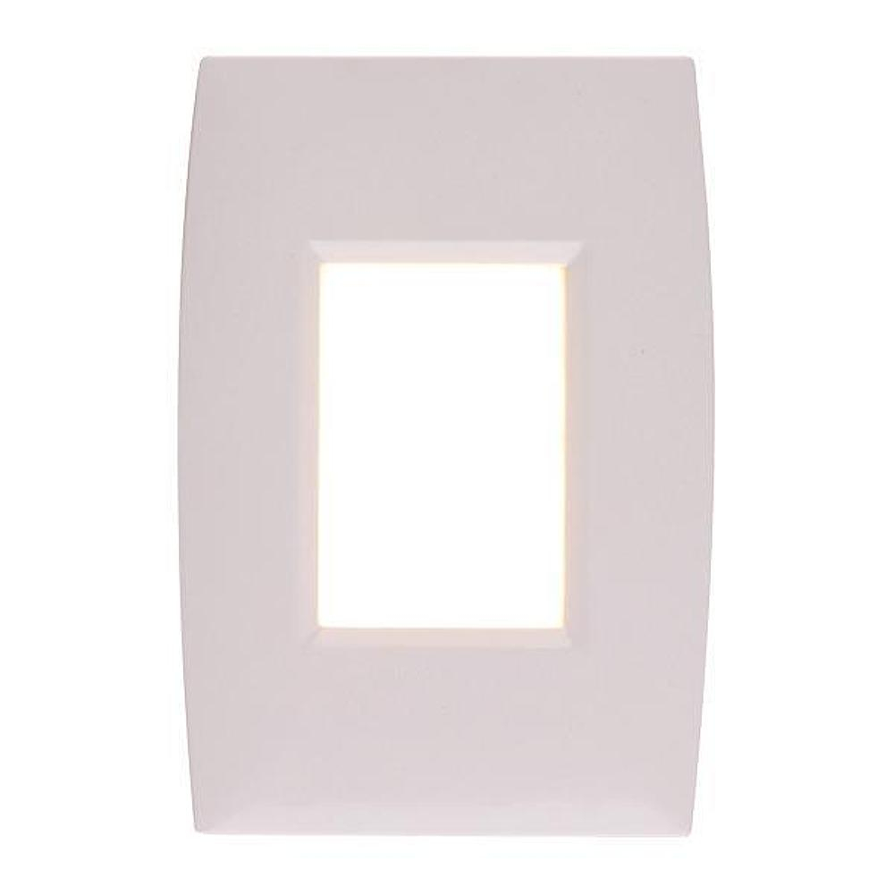 Απλίκα Τοίχου Χωνευτή Slim LED 2W Λευκό EUROLAMP 145-52103
