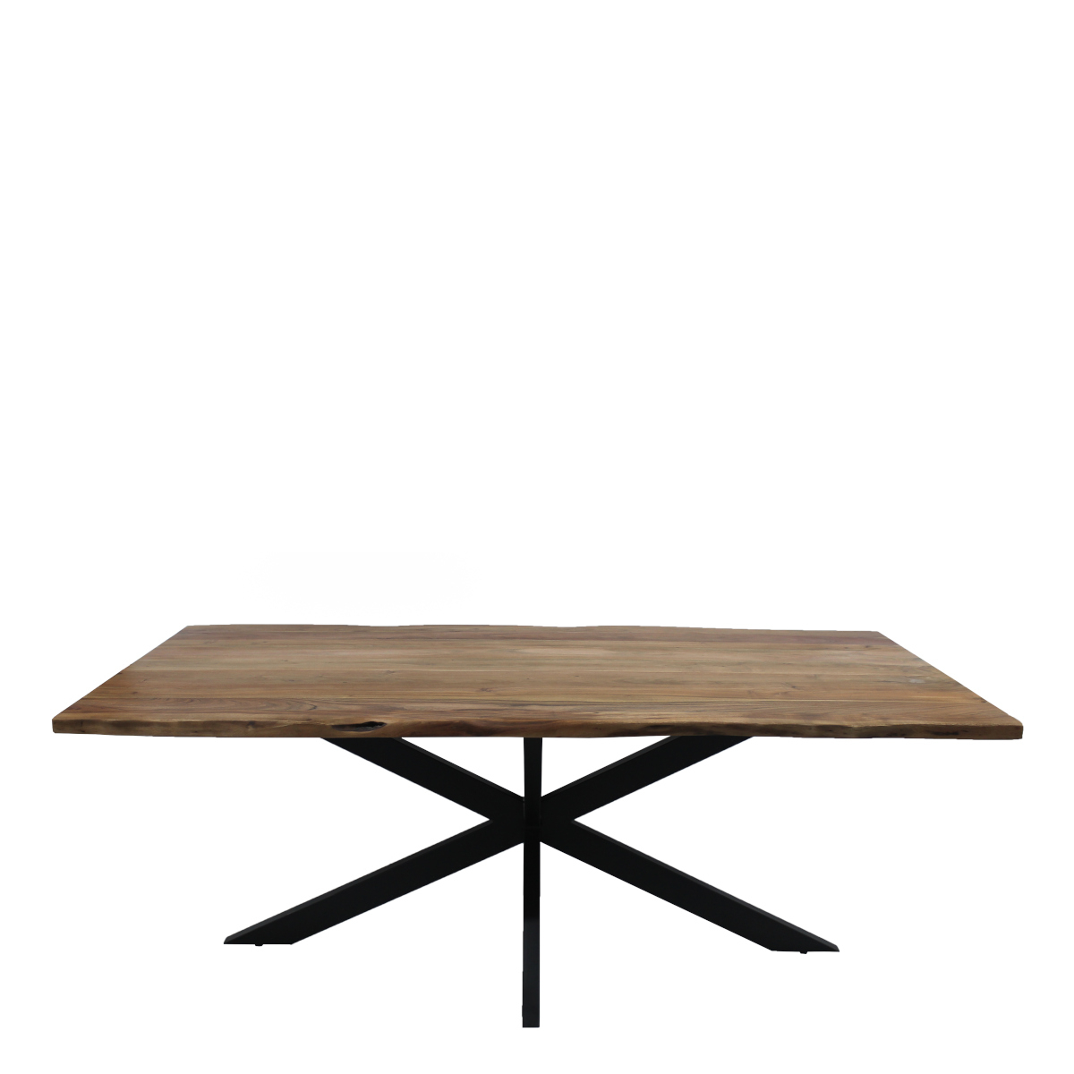Τραπέζι Τραπεζαρίας PHILOTUS Φυσικό/Μαύρο Ξύλο/Μέταλλο 160x90x76cm 14540038