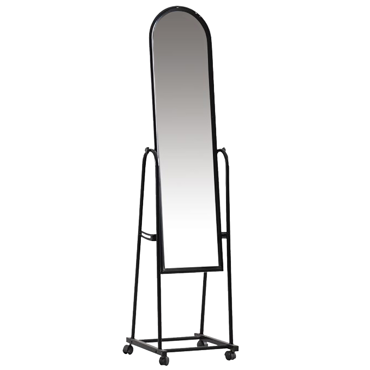 Καθρέπτης Δαπέδου BENEVENTO Μαύρο Μέταλλο/Γυαλί 43×37.5x161cm