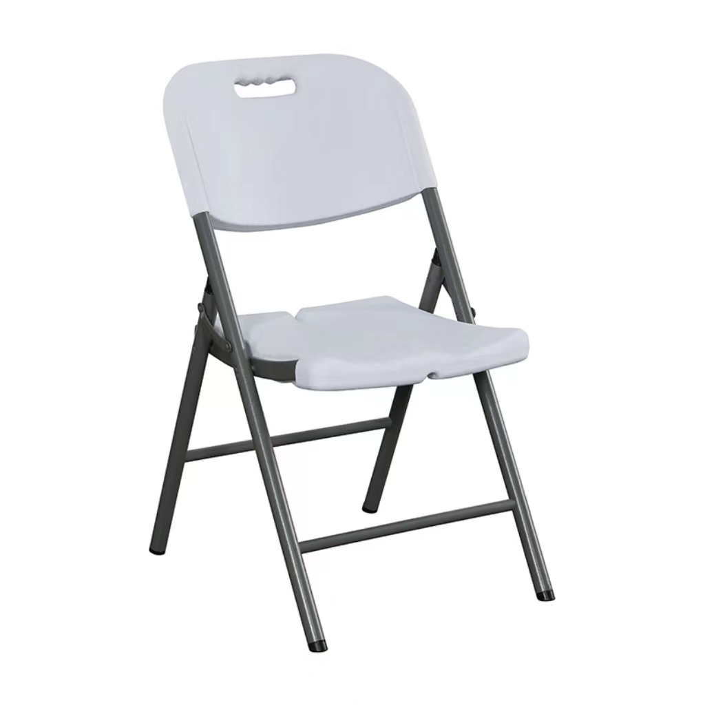 Καρέκλα Πτυσσόμενη REIGO Λευκό Μέταλλο/Πλαστικό 40x55x83cm