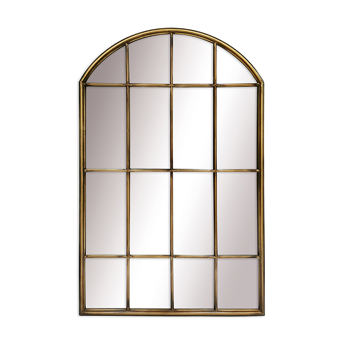 Καθρέπτης Τοίχου Χρυσό Μέταλλο 51x81x2.5cm