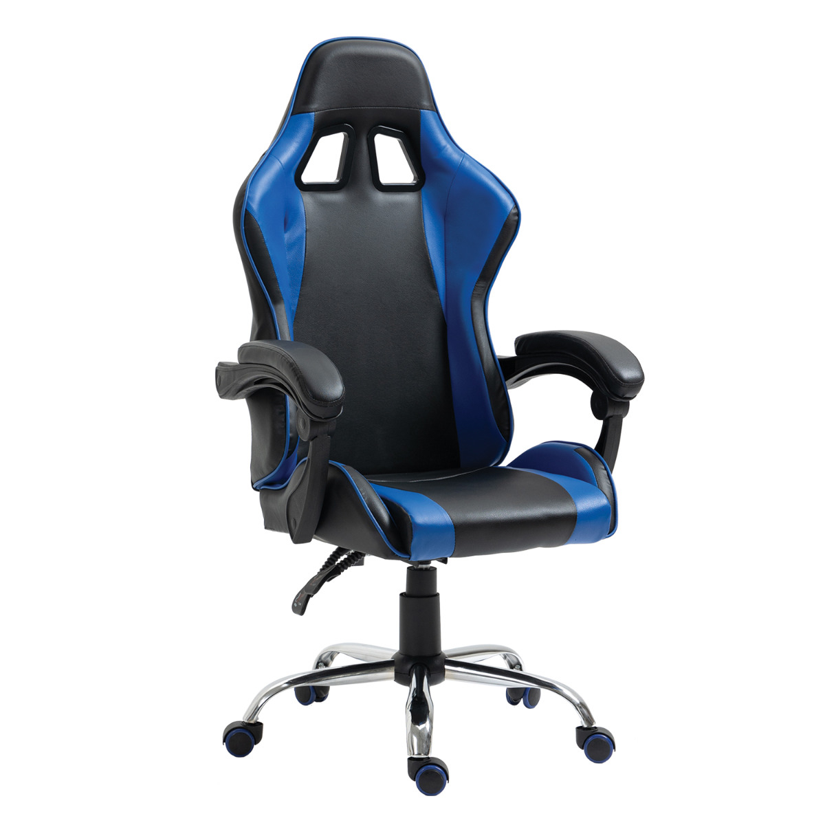 Καρέκλα Γραφείου Gaming BRAY Μπλε/Μαύρο PVC 67x50x120-127cm