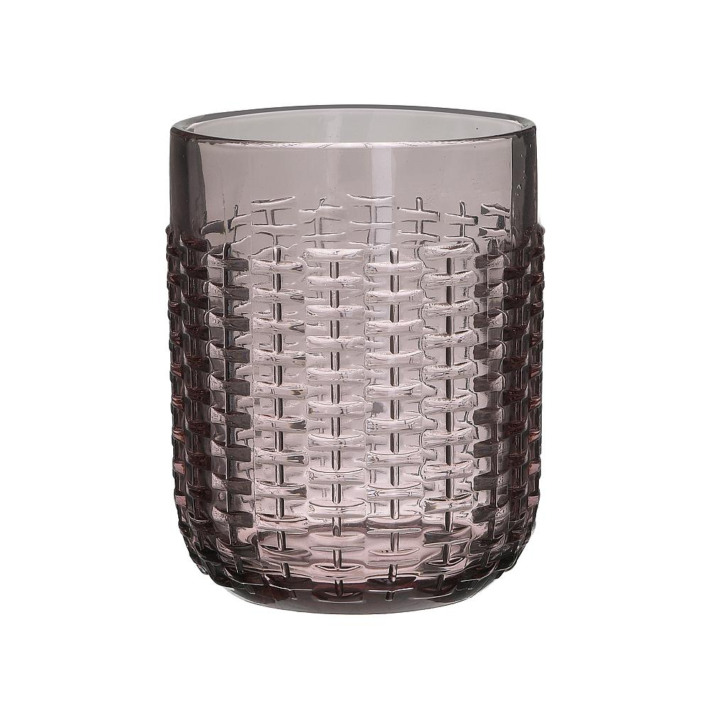 Ποτήρι Νερού Ροζ Γυαλί 210cc Φ8.5×10.5cm Σετ 6τμχ 3-60-621-0041
