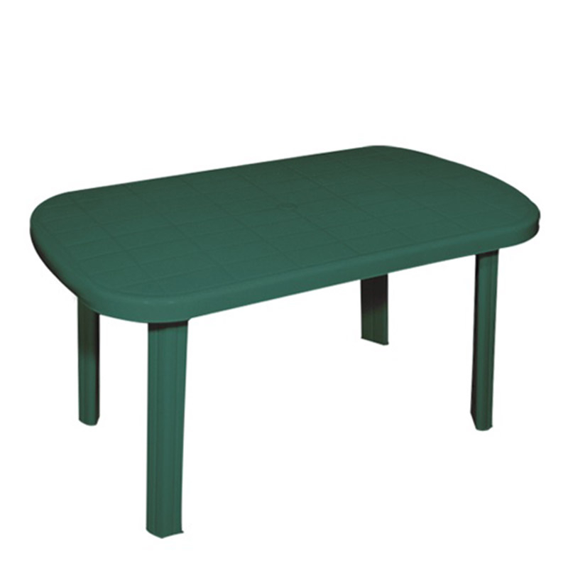 Τραπέζι Πλαστικό Οβάλ Πράσινο 84x142x70cm 14005048