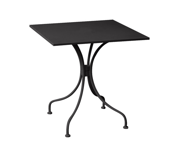 Τραπέζι PARK Μέταλλο Μαύρο 70x70x71cm