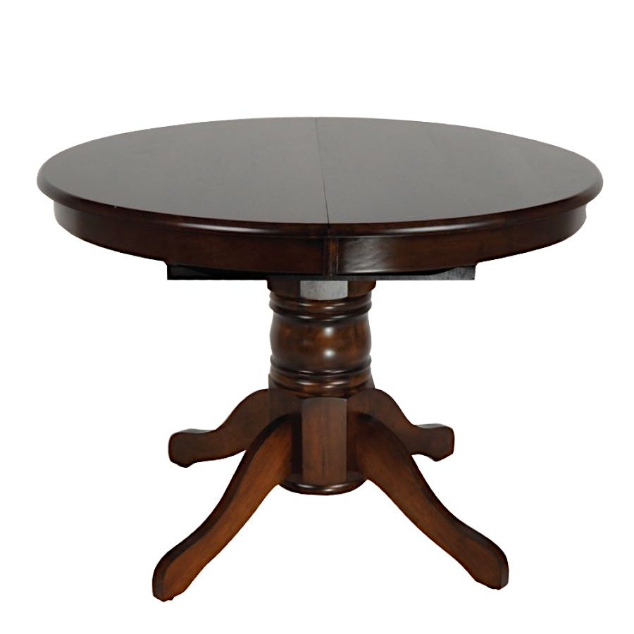 Τραπέζι Επεκτεινόμενο NIRVANA Ξύλο Καρυδί Φ106+30x75cm 14027941