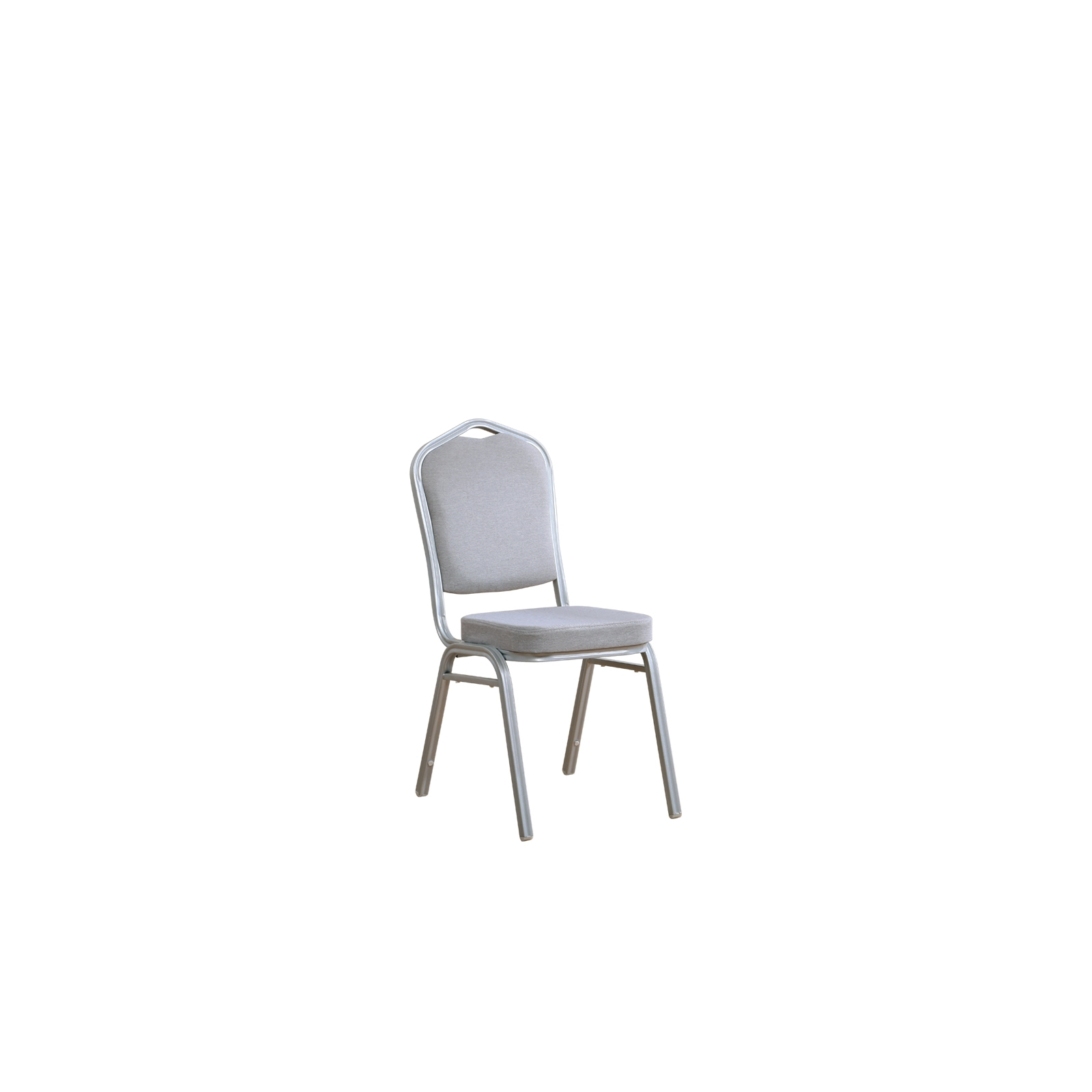 Καρέκλα HILTON Silver/Γκρι Μέταλλο/Ύφασμα
