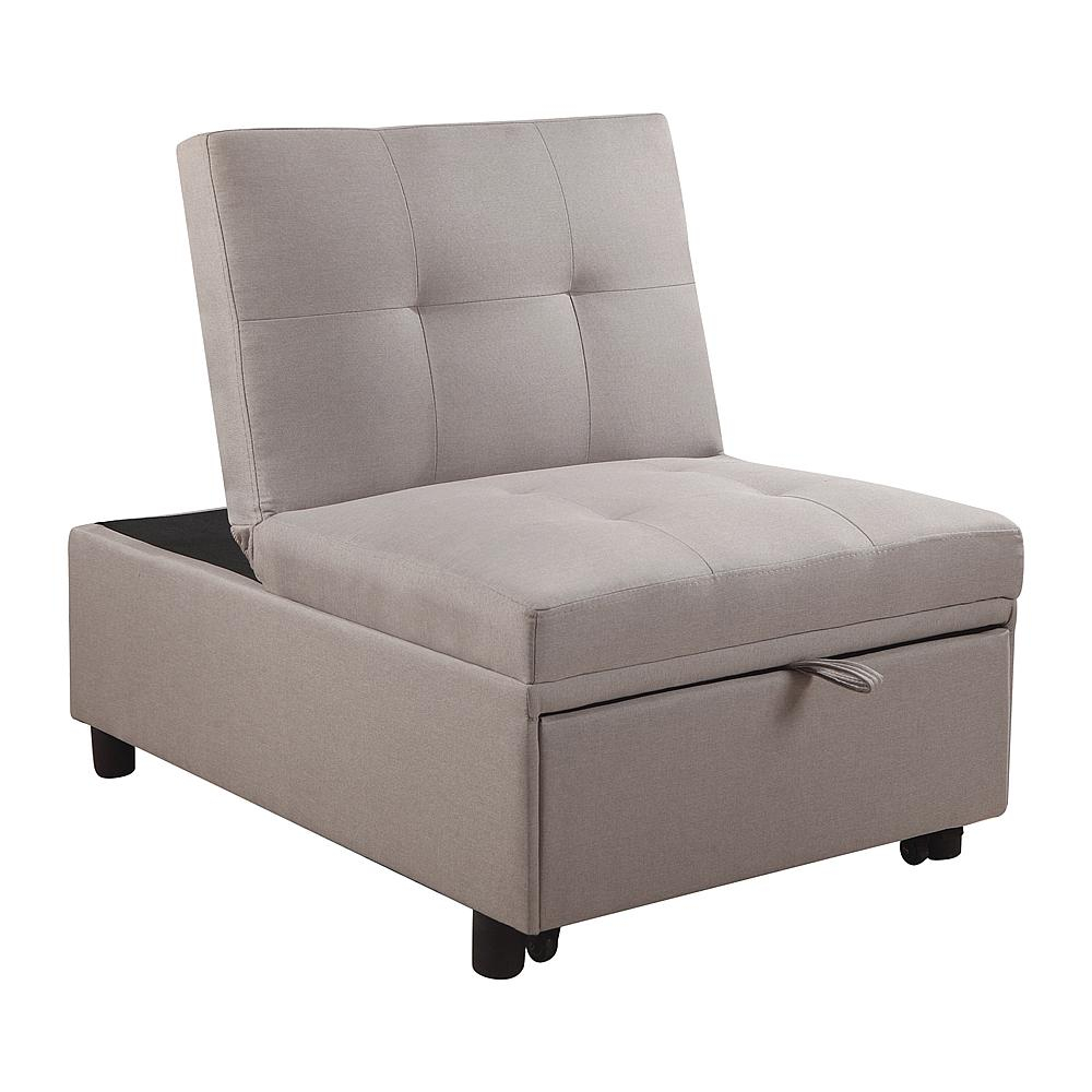 Πολυθρόνα-Κρεβάτι Σαλονιού IMOLA Cappuccino Ύφασμα 75x106x90