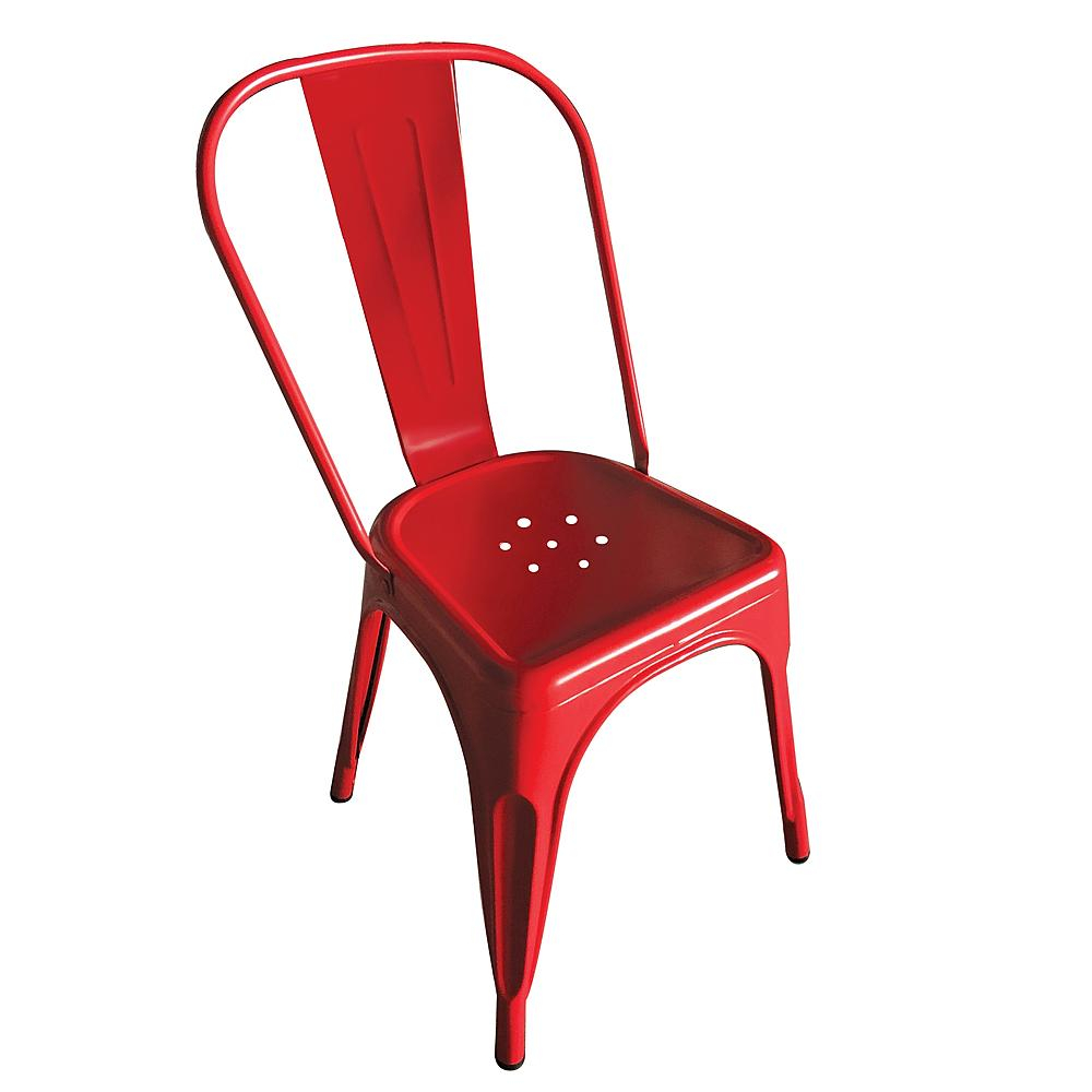 Καρέκλα RELIX Κόκκινο Μέταλλο 44x49x84cm