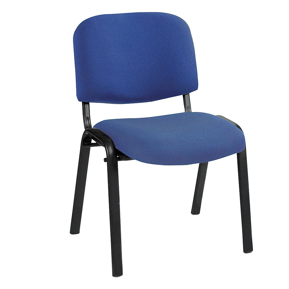 Καρέκλα Στοιβαζόμενη SIGMA Μπλε Μέταλλο/Ύφασμα 56x62x77cm