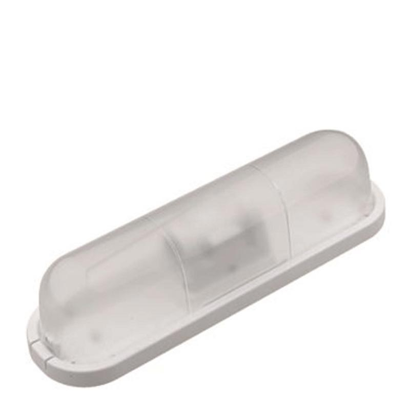 Φωτιστικό Πλαστικό Λευκό Μπάνιου IP20 2xE14