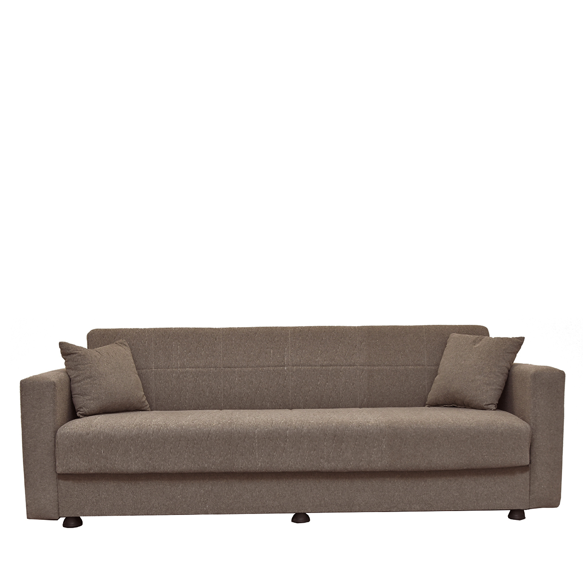 Καναπές Κρεβάτι AMETHYST Τριθέσιος Cappuccino 214x78x78cm