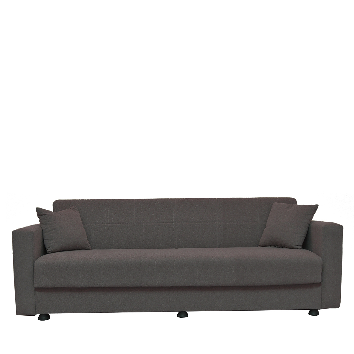 Καναπές Κρεβάτι AMETHYST Τριθέσιος Σκούρο Γκρι 214x78x78cm