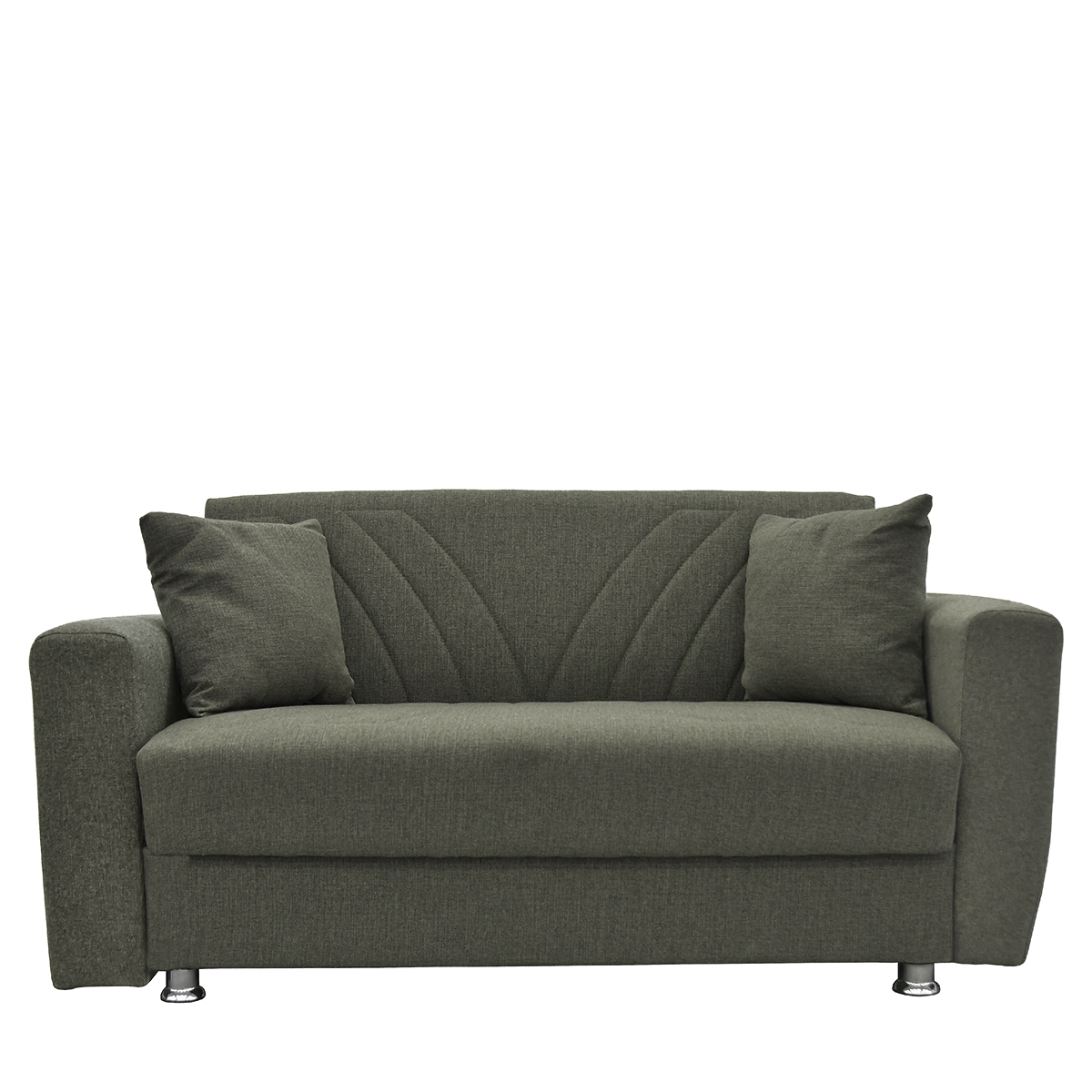 Καναπές Κρεβάτι Διθέσιος JUAN Γκρι 151x82x80cm