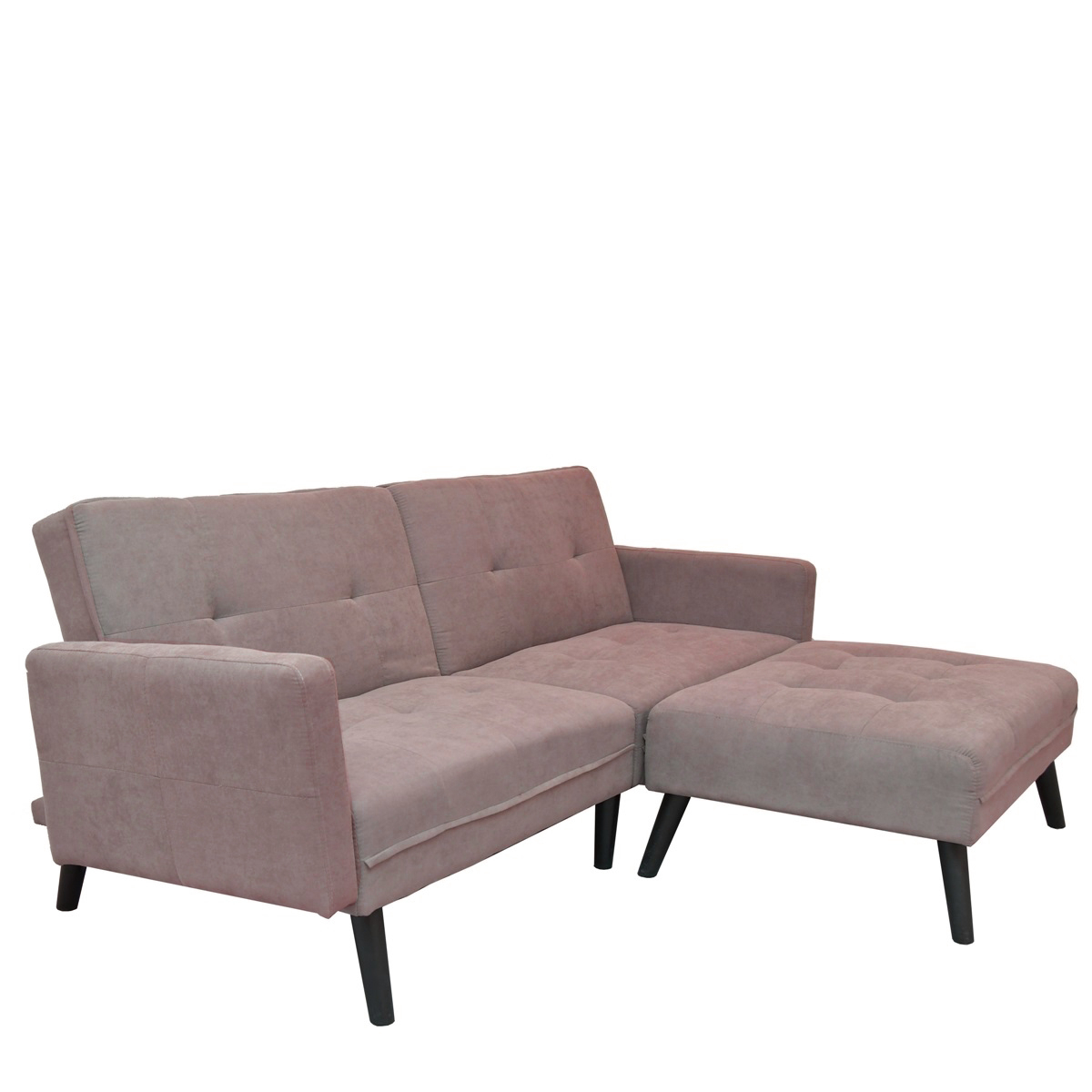 Καναπές/Κρεβάτι Γωνιακός ANTONELLA Μπεζ/Καφέ 200x156x83cm