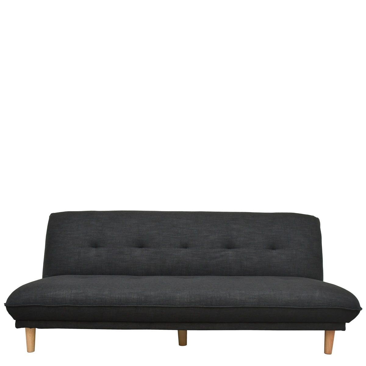 Καναπές/Κρεβάτι RINA Μαύρο 190x95x83cm