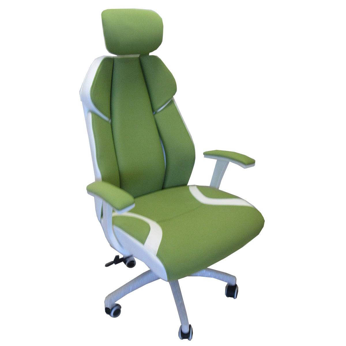 Καρέκλα Γραφείου ZHNOBIA Πράσινο/Λευκό 63×67.5×120-128cm