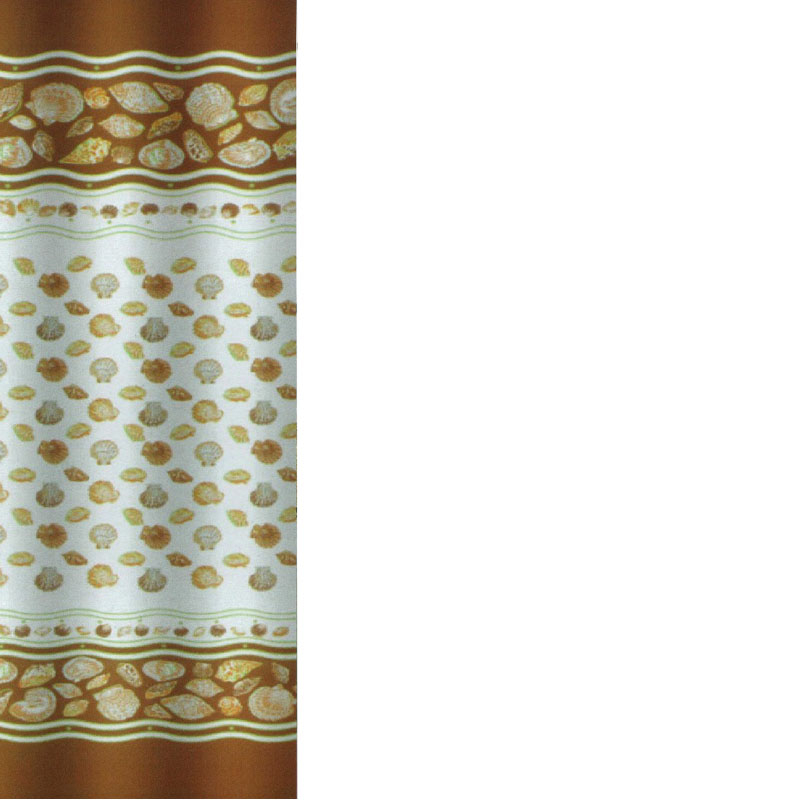 Kουρτίνα Mπάνιου PACIFIC Διάφορα Σχέδια Ύφασμα 180x180cm 09000037