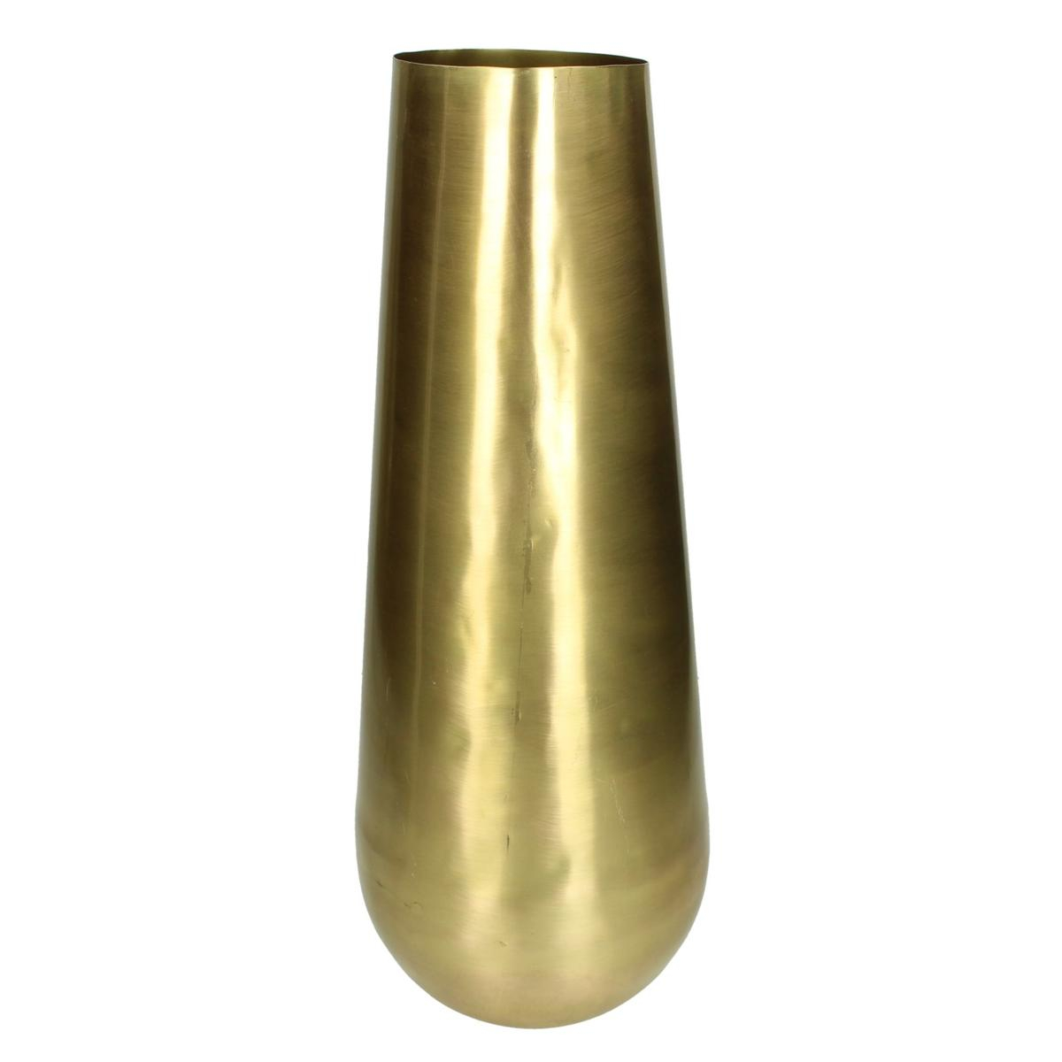 Βάζο Χρυσό Μέταλλο 17.5×17.5x47cm
